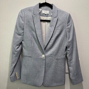 Reiss Blue Blazer and Skirt Suit Set (Size 8)
